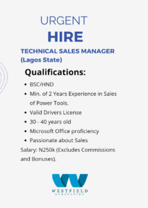 Technical Sales Manager