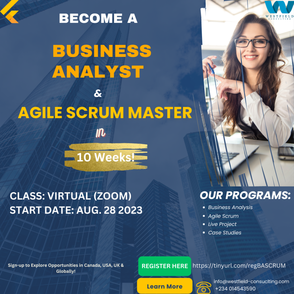 Affordable Agile Scrum, Business Analyst Master Class Online