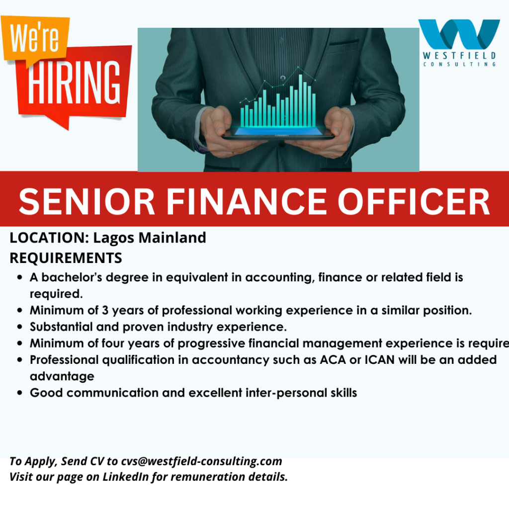 senior-finance-officer-lagos-mainland-insights